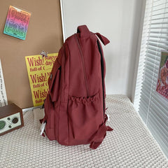 Stylish Letter Patch Zipper Backpack for Travel