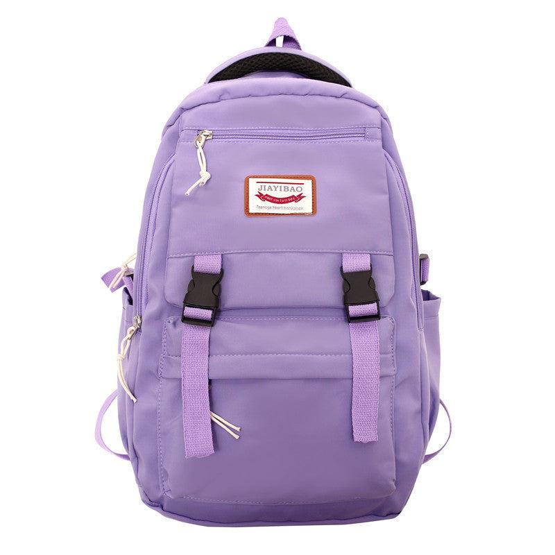 Large Capacity Flap Backpack School Bag for Students