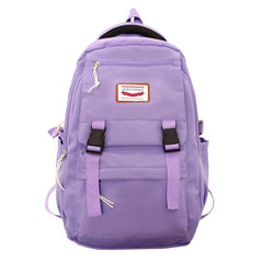 Large Capacity Flap Backpack School Bag for Students