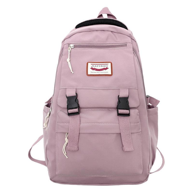 Large Capacity Flap Backpack School Bag for Students