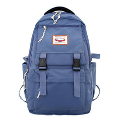 Large Capacity Flap Backpack School Bag for Students