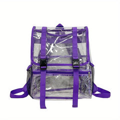 Clear PVC Backpack Waterproof Heavy Duty Daypack Large Bag