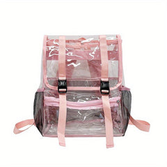 Clear PVC Backpack Waterproof Heavy Duty Daypack Large Bag