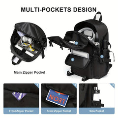 Large Capacity Minimalist Backpack Solid Preppy School Daypack