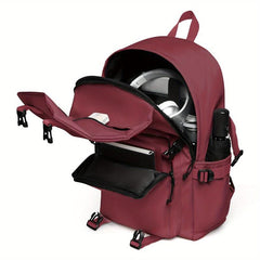 Large Capacity Minimalist Backpack Solid Preppy School Daypack