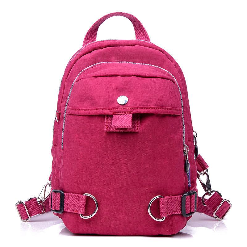 Nylon Sling Bag Backpack Purse Zipper Daypack for Travel Sports