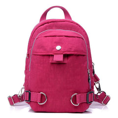 Nylon Sling Bag Backpack Purse Zipper Daypack for Travel Sports