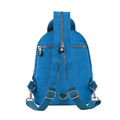 Nylon Sling Bag Backpack Purse Zipper Daypack for Travel Sports