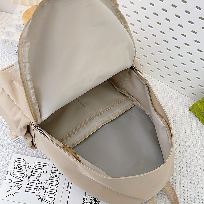 Star Pattern Large Capacity Backpack Casual Nylon Laptop Bag Women's