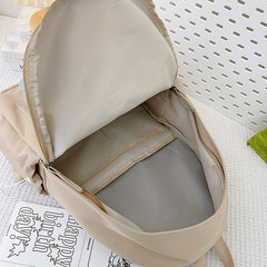 Star Pattern Large Capacity Backpack Casual Nylon Laptop Bag Women's