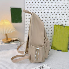 Star Pattern Large Capacity Backpack Casual Nylon Laptop Bag Women's