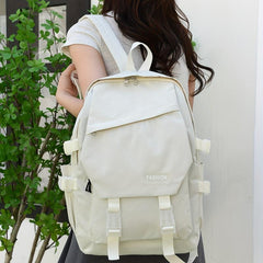 Large Capacity Nylon Waterproof Backpack Lightweight School Travel Bag