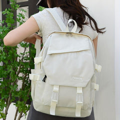 Large Capacity Nylon Waterproof Backpack Lightweight School Travel Bag