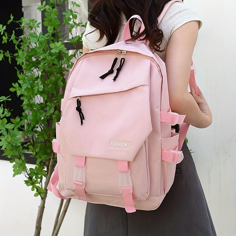 Large Capacity Nylon Waterproof Backpack Lightweight School Travel Bag