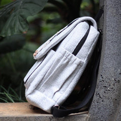 Fabric Women's Backpack Linen Retro Backpack