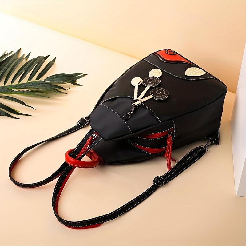 Ethnic Style Sling Backpack Flower Chest Purses For Women