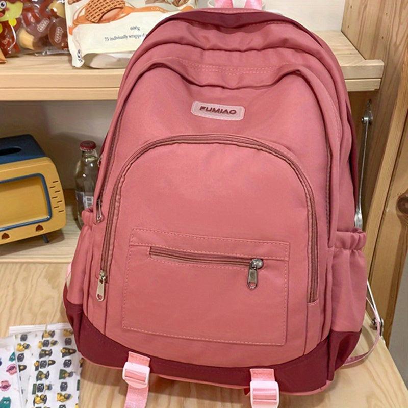 Large Capacity Backpack Nylon Durable Lightweight School Travel Bag