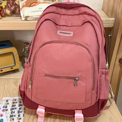 Large Capacity Backpack Nylon Durable Lightweight School Travel Bag