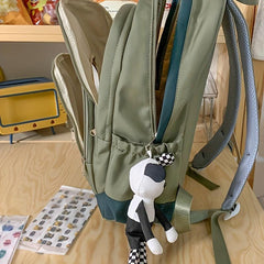 Large Capacity Backpack Nylon Durable Lightweight School Travel Bag