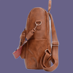 Vintage Convertible Backpack Purse Anti Theft Zipper Daypack Women's Two Way