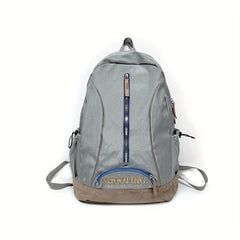 Letter Embroidery Backpack Schoolbag for Teen Students
