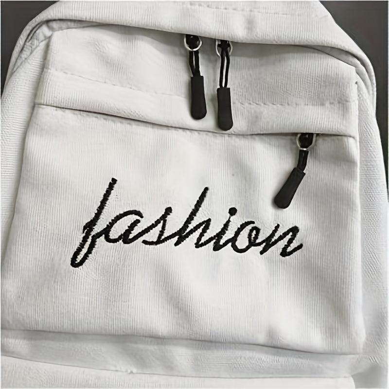 Preppy Laptop Backpack Large Capacity Travel Bookbag