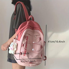 Rop Decor Large Capacity Preppy Backpack