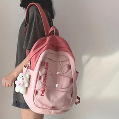 Rop Decor Large Capacity Preppy Backpack