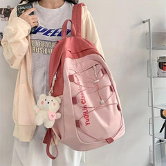 Rop Decor Large Capacity Preppy Backpack