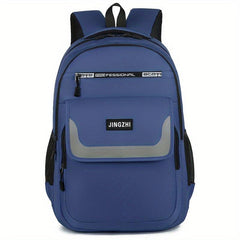 Large Capacity Preppy Backpack Nylon Waterproof Lightweight Laptop Daypack