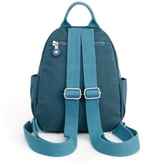 Solid Preppy Backpack Durable Lightweight School Daypack