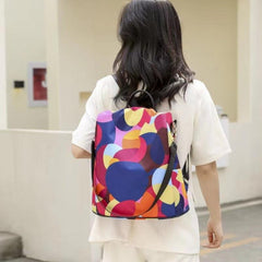 Colorful Large Capacity Backpack Oxford Durable Lightweight School Backpack