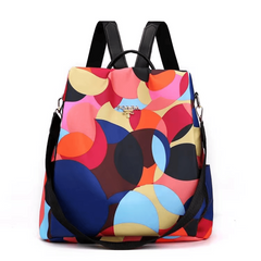 Colorful Large Capacity Backpack Oxford Durable Lightweight School Backpack