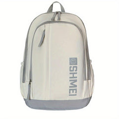 Letter Graphic Backpack Preppy Style School Bag Large Capacity