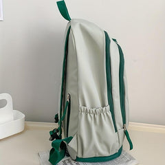 Letter Graphic Backpack Preppy Style School Bag Large Capacity