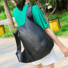 Retro Style Leather Backpack for Work and Travel