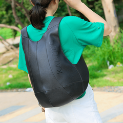Retro Style Leather Backpack for Work and Travel