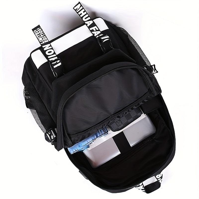 Cartoon Smile Face Backpack Lightweight Rucksack