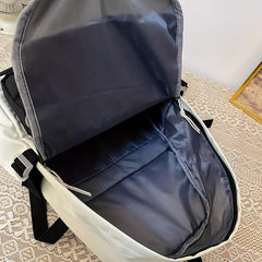 Mesh Pockets Front Backpack Laptop Rucksack Travel Schoolbag