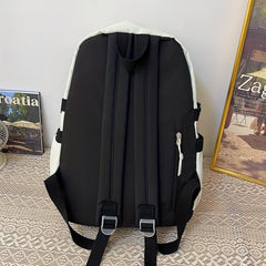 Mesh Pockets Front Backpack Laptop Rucksack Travel Schoolbag