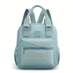 Letter Patch Mini Backpack for Women - Casual School Bag