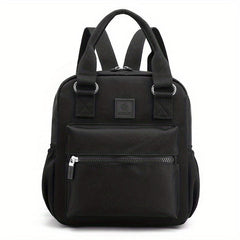 Letter Patch Mini Backpack for Women - Casual School Bag