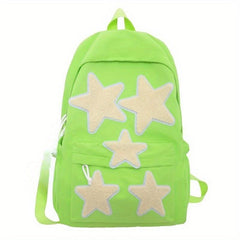 Star Decor Large Capacity Preppy Backpack Nylon Durable Lightweight Laptop Daypa