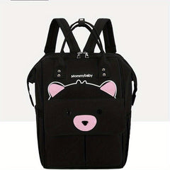 Bear Pattern Diaper Bag Lightweight Mummy Backpack