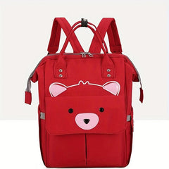 Bear Pattern Diaper Bag Lightweight Mummy Backpack