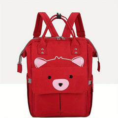 Bear Pattern Diaper Bag Lightweight Mummy Backpack