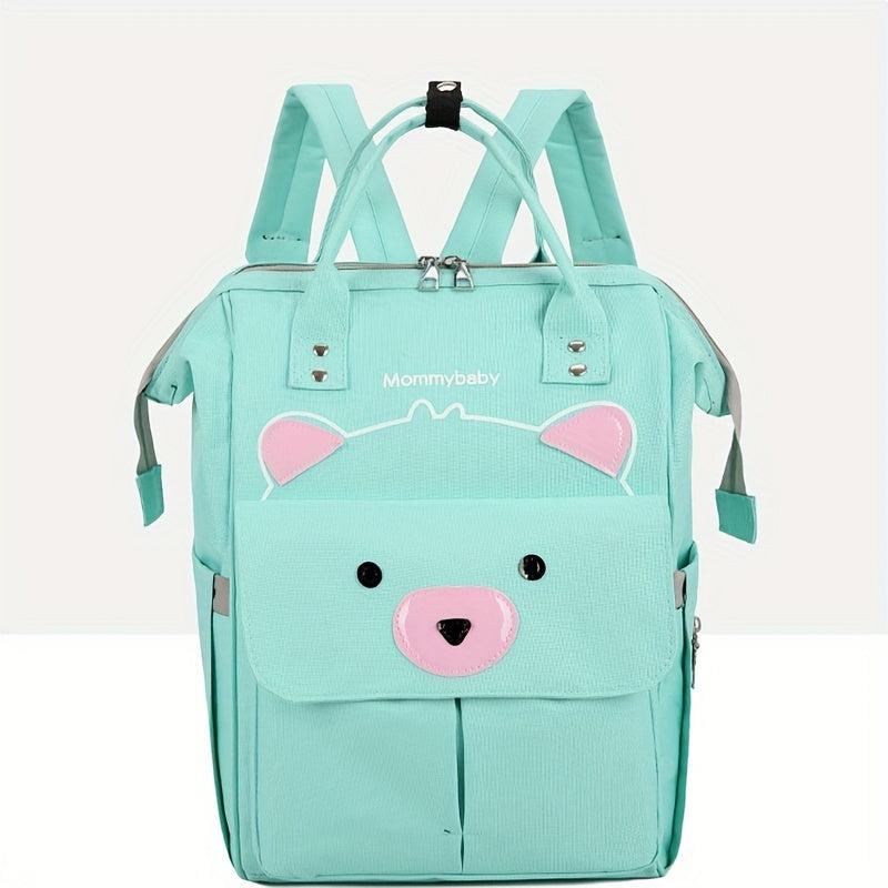 Bear Pattern Diaper Bag Lightweight Mummy Backpack