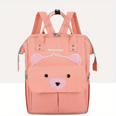 Bear Pattern Diaper Bag Lightweight Mummy Backpack
