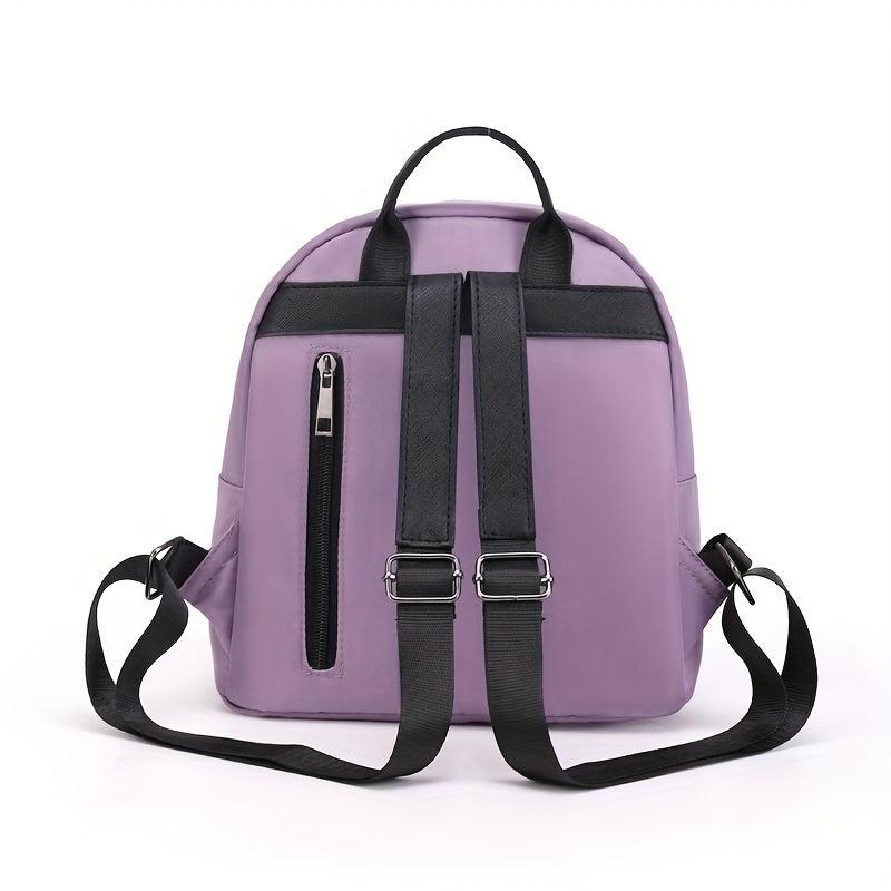 Mini Waterproof Nylon Backpack College Daypack 24x25x14cm