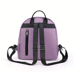 Mini Waterproof Nylon Backpack College Daypack 24x25x14cm